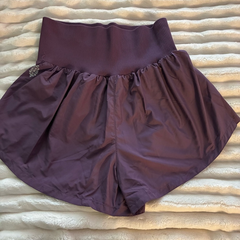 FP Movement by Free People High-Waisted Purple Shorts